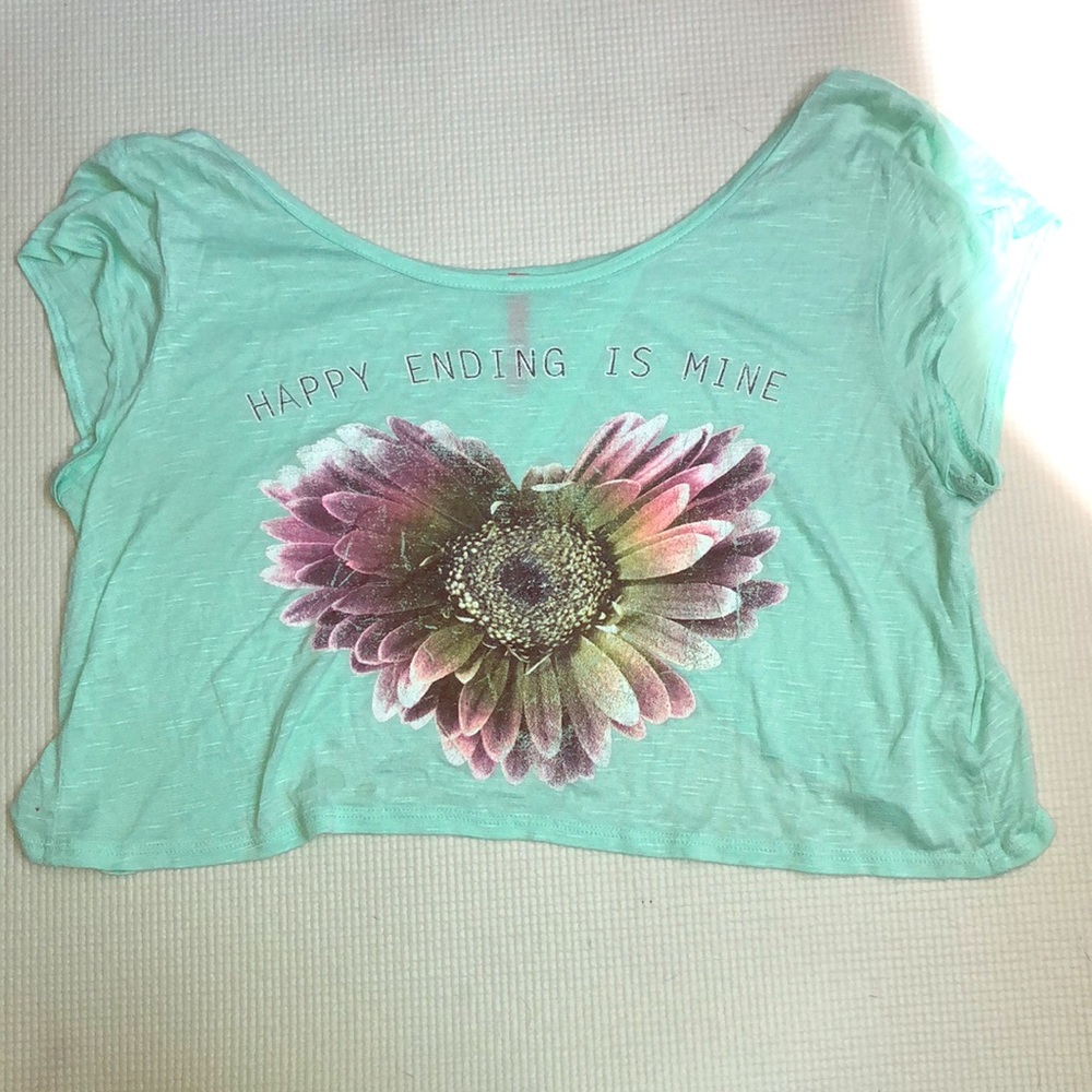 Open in the back crop top